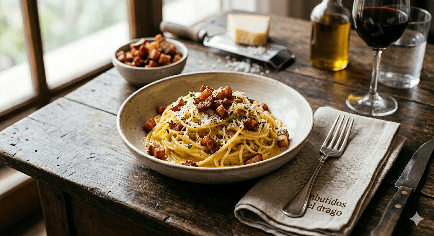Pasta Carbonara El Drago